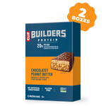CLIF BUILDERS Chocolatey Peanut Butter Plant Based Protein Bars, 24 Bars