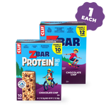 Zbar Chocolate Chip & Zbar Protein Chocolate Chip Variety Pack, 22 Bars