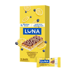 LUNA Bar Mash-Ups LemonZest + Blueberry Flavor Gluten Free Snack Bars, Non-GMO Protein Bars