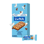 LUNA Bar Chocolatey Dipped Coconut Flavor Gluten Free Snack Bars, Non-GMO Protein Bars