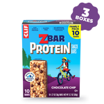 Zbar Protein Chocolate Chip Crispy Snack Bars, Gluten Free Protein Bars, 30 Bars